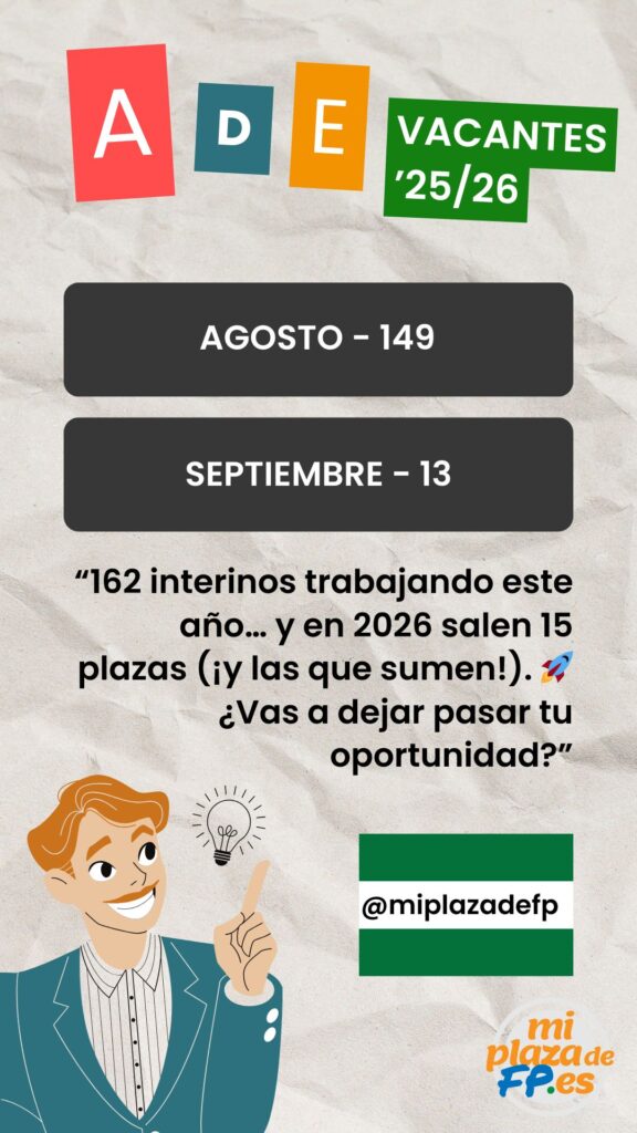 plazas ADE